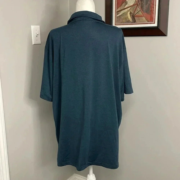 01. ALGO Polo OUTDOOR HIKE FISH SHIRT SIZE LARGE MENS - Picture 3 of 3